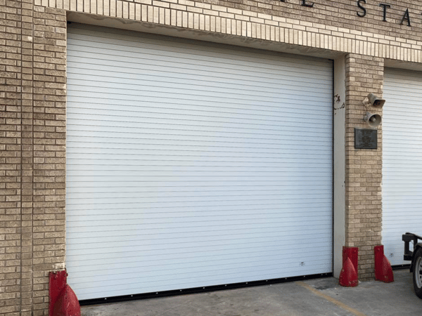 12 x 10 Rolling Steel Doors Installed by VES Specialists at Fire Station